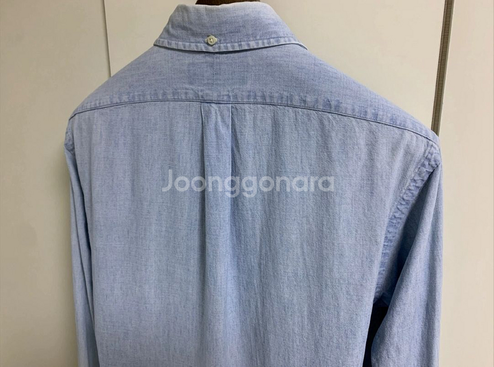 폴로 랄프로렌 연청 데님셔츠 미듐 100사이즈--2