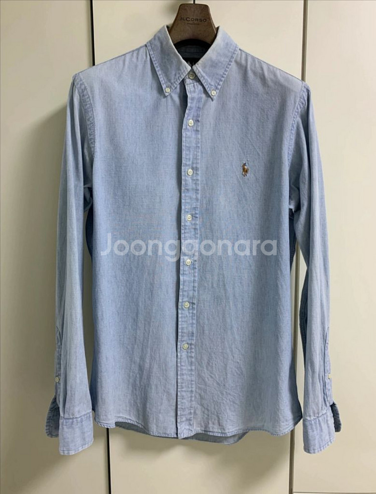 폴로 랄프로렌 연청 데님셔츠 미듐 100사이즈--9
