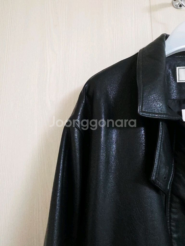 크랙 에코 레더자켓--1