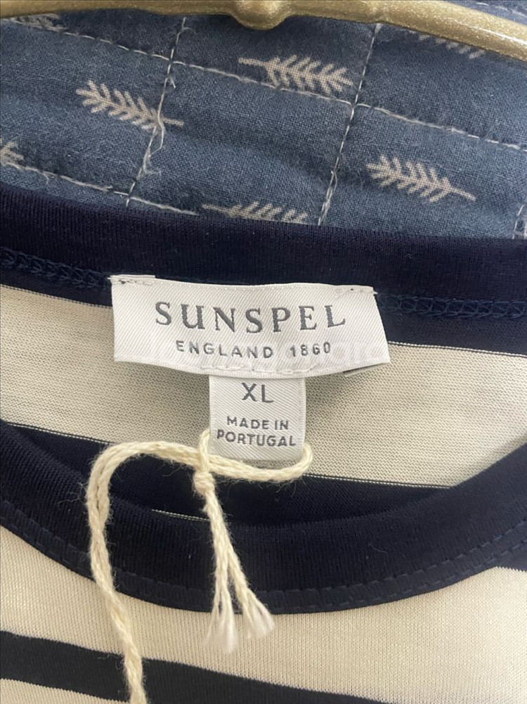 [선스펠] 크루넥 스트라이프 티셔츠 / XL / 새제품--6