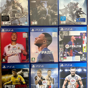 PS4/플스4 피파22, 21, 20, UFC2, 3
