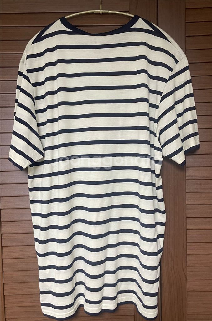 [선스펠] 크루넥 스트라이프 티셔츠 / XL / 새제품--2