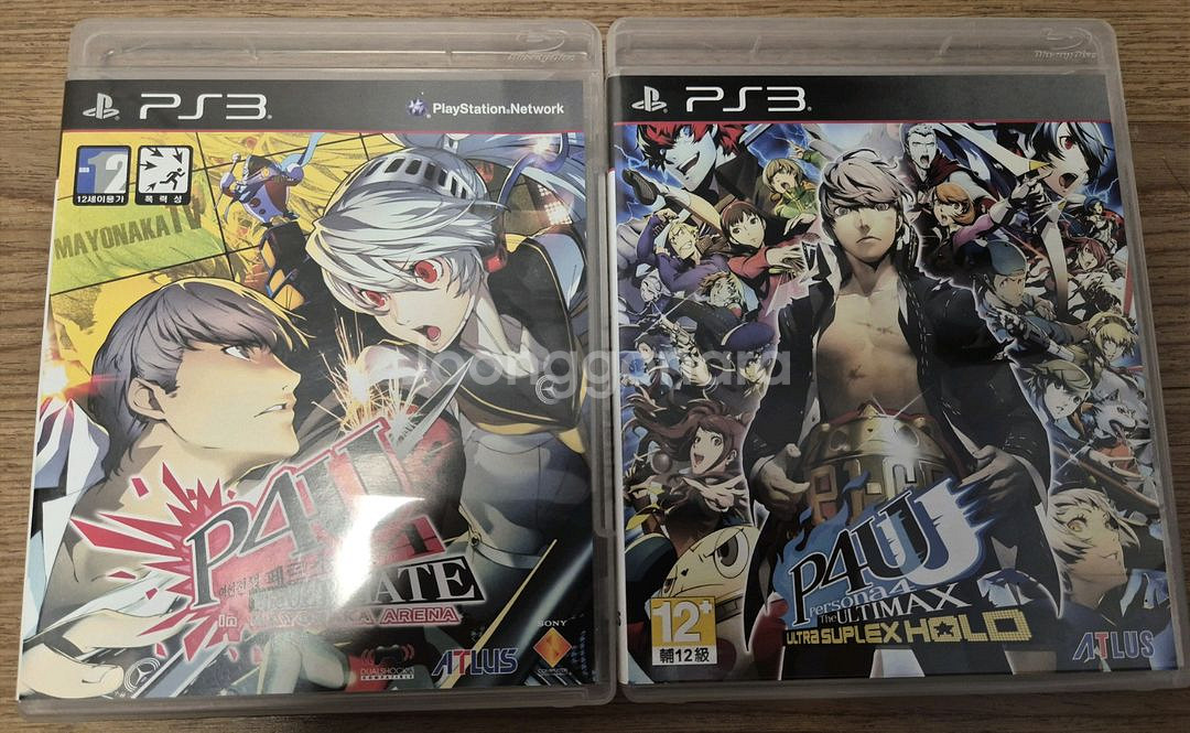 플스3(PS3) 페르소나4 2종 일괄 판매합니다.--0