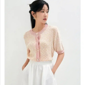 로엠 반팔 가디건