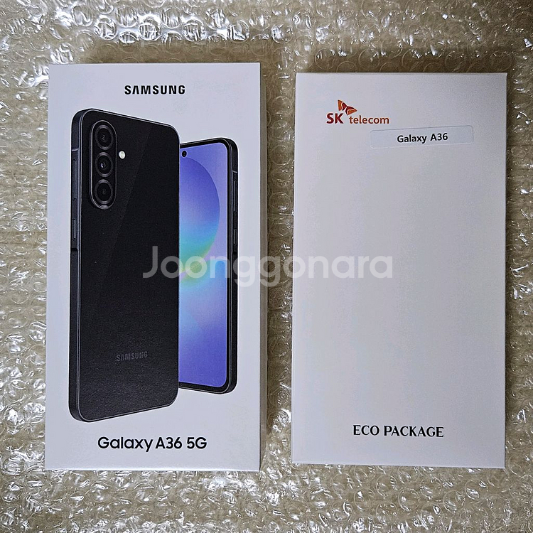 [미개봉] 갤럭시 A36 128GB 블랙 정상해지--0