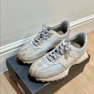 (270) 뉴발란스 327 라이트블루 베이지그레이
