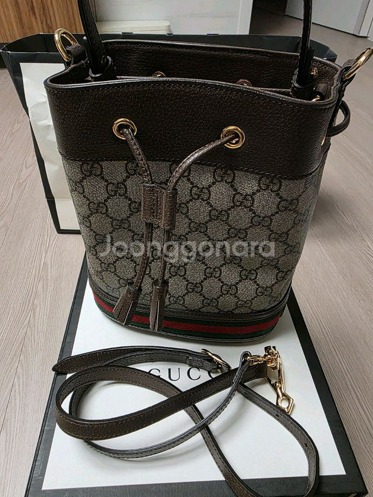 구찌 오피디아 버킷백 스몰--0