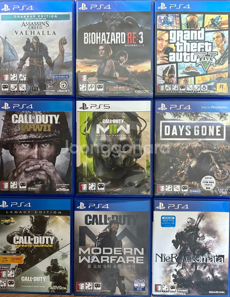 PS4/플스4 언차티드4, 컬렉션, 호라이즌 제로 던--2