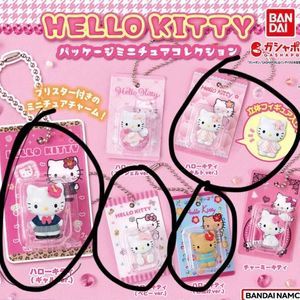 헬로키티 미니어처 가챠 4종일괄
