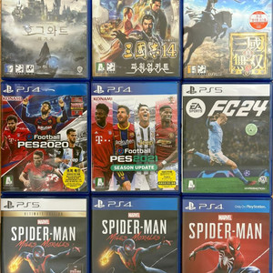 PS4/플스4 스파이더맨, 슈퍼로봇대전X 외 다수