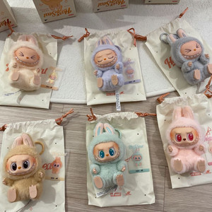 최저가새상품/팝마트 라부부 나랑놀자 다다 핑크 인형키링