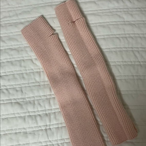 메시아 발레 핑크 레그워머
