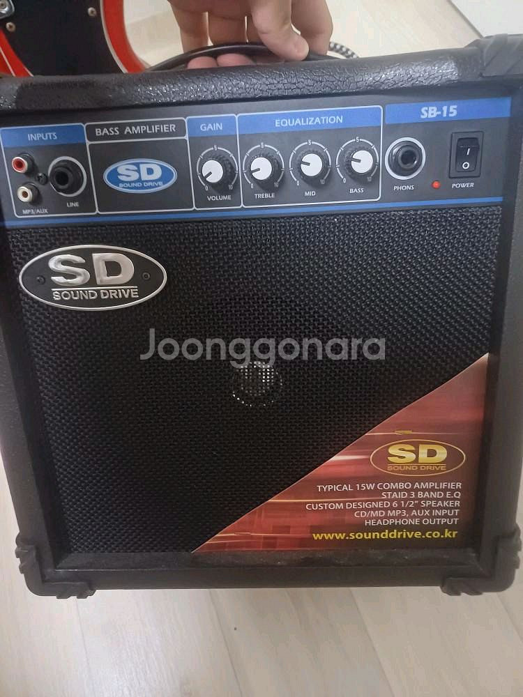 에피폰 SG eb3 베이스기타, SD 베이스 앰프--2