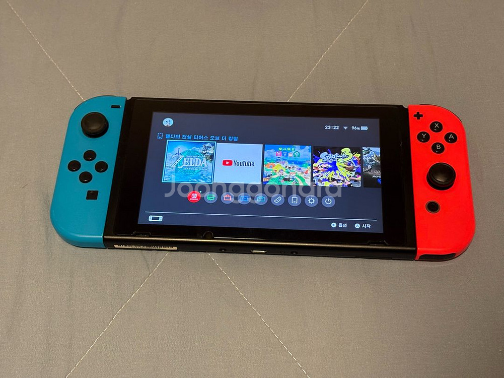 닌텐도 스위치 개선판+게임 7개+계정양도dlc2개포함--7