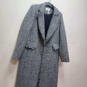 지고트 테일러카라 트위드 롱자켓