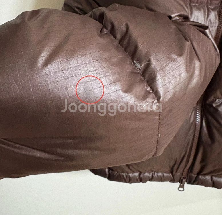 노스페이스 화이트 라벨 눕시 다운 자켓 코코아브라운--5