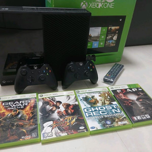 XBOX ONE 게임4개/컨트롤러2개/리모컨