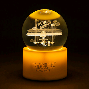 피너츠 스누피 인 부산 구슬 램프