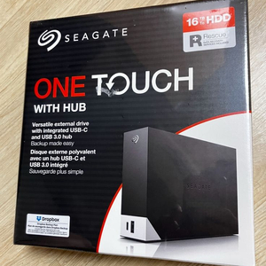 Seagate 16TB 외장하드 미개봉 새것