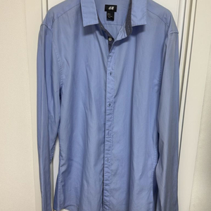 H&M 남성 블루셔츠 하늘색 남방 M사이즈