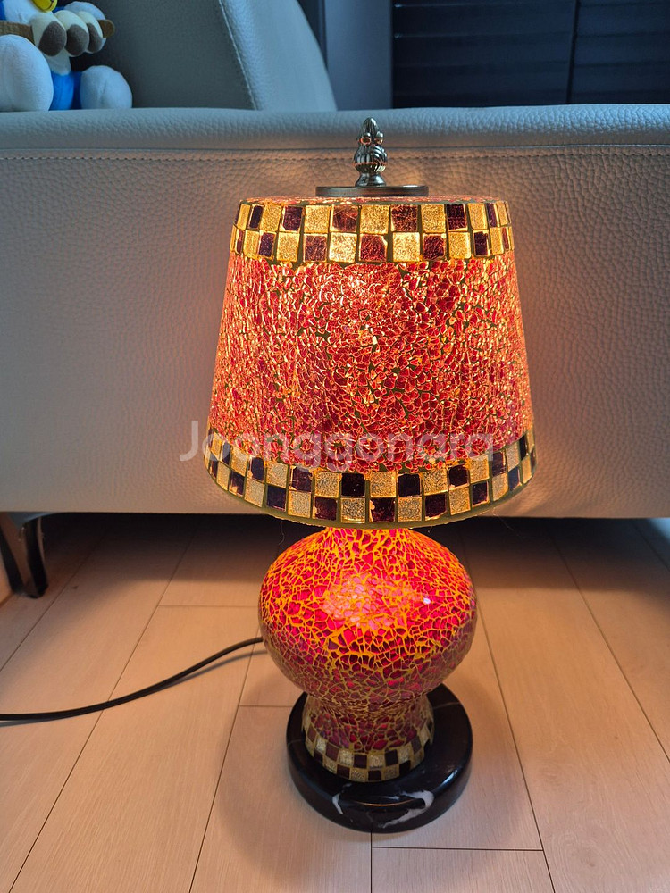 글라스조명 스탠드 유리 무드등 엔틱조명 장식--1