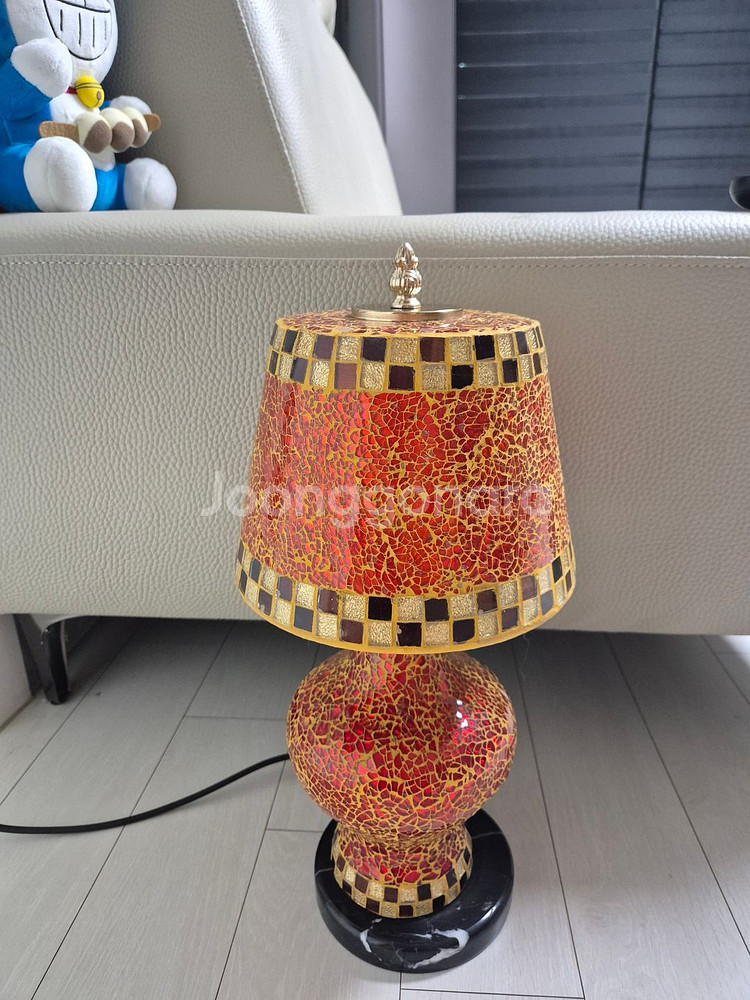 글라스조명 스탠드 유리 무드등 엔틱조명 장식--2