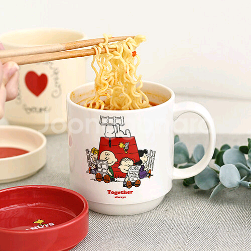 스누피 컵라면 머그(스누피와 친구들)--0