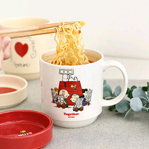 스누피 컵라면 머그(스누피와 친구들)
