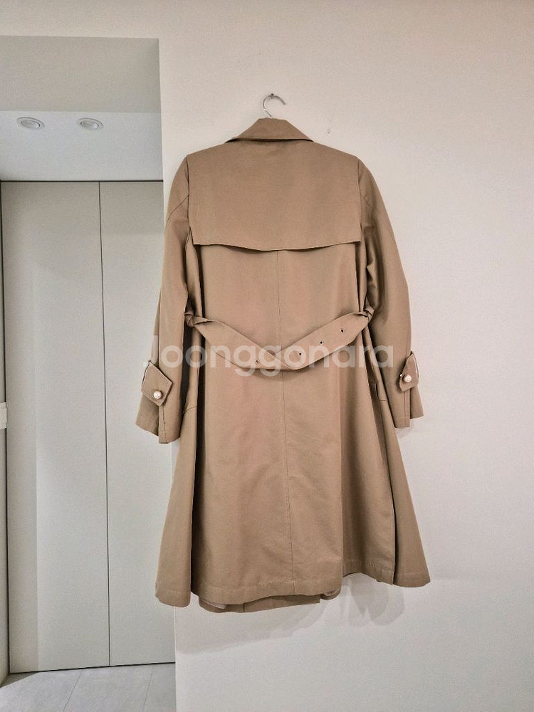 레니본 진주단추 트렌치코트 54사이즈판매--1