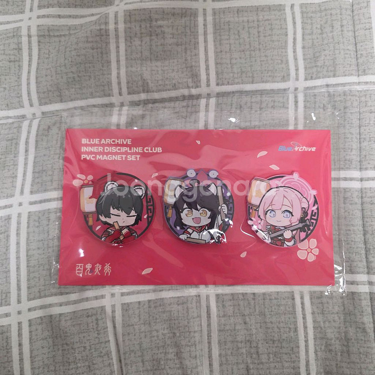 블루아카이브 3.5주년 MD 수행부 PVC 마그넷 세트--0
