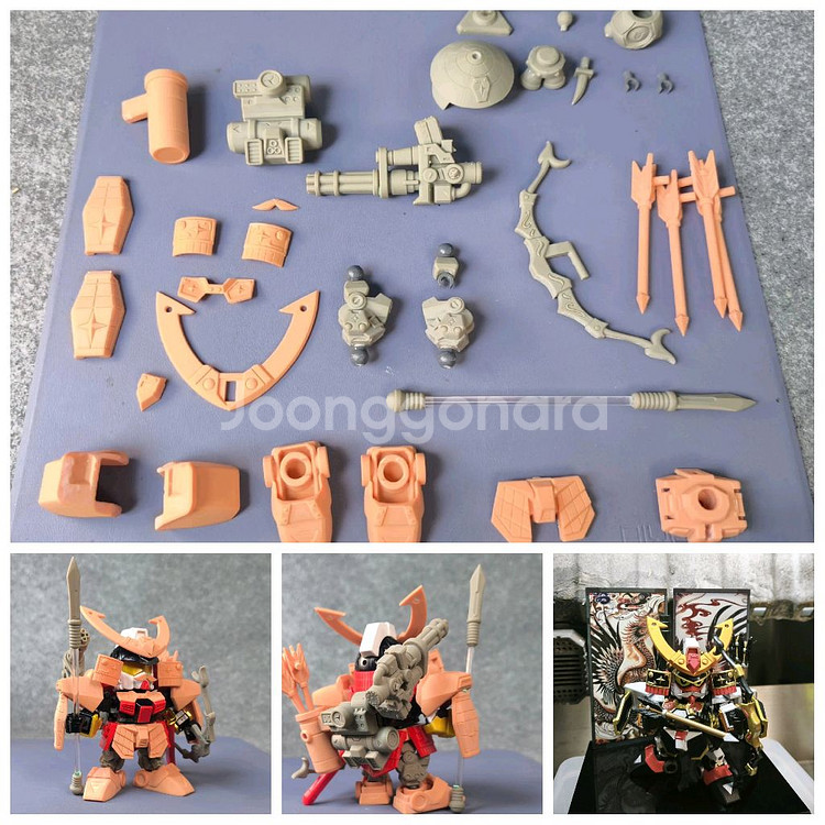 SD 삼국전 레전드 BB 옵션파츠 슈포드래곤 무기옵션 연장파츠 세력 깃발 무장좌 부대병 레진GK--1