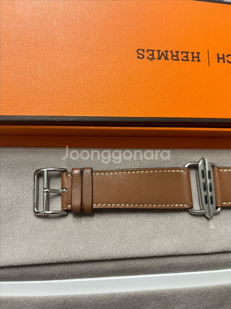 애플워치 에르메스 아뜰라주 45mm SS급--1