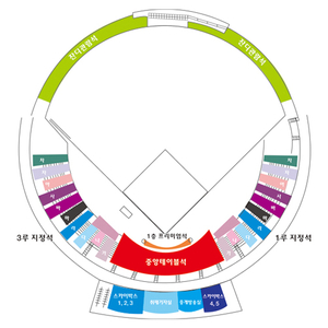 9/25 롯데 엘지 3루 내야(사구역) 2연석 야구티켓