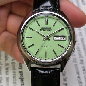 빈티지 세이코 액투스 한자 데이데이트 샤인머스캣연두 7