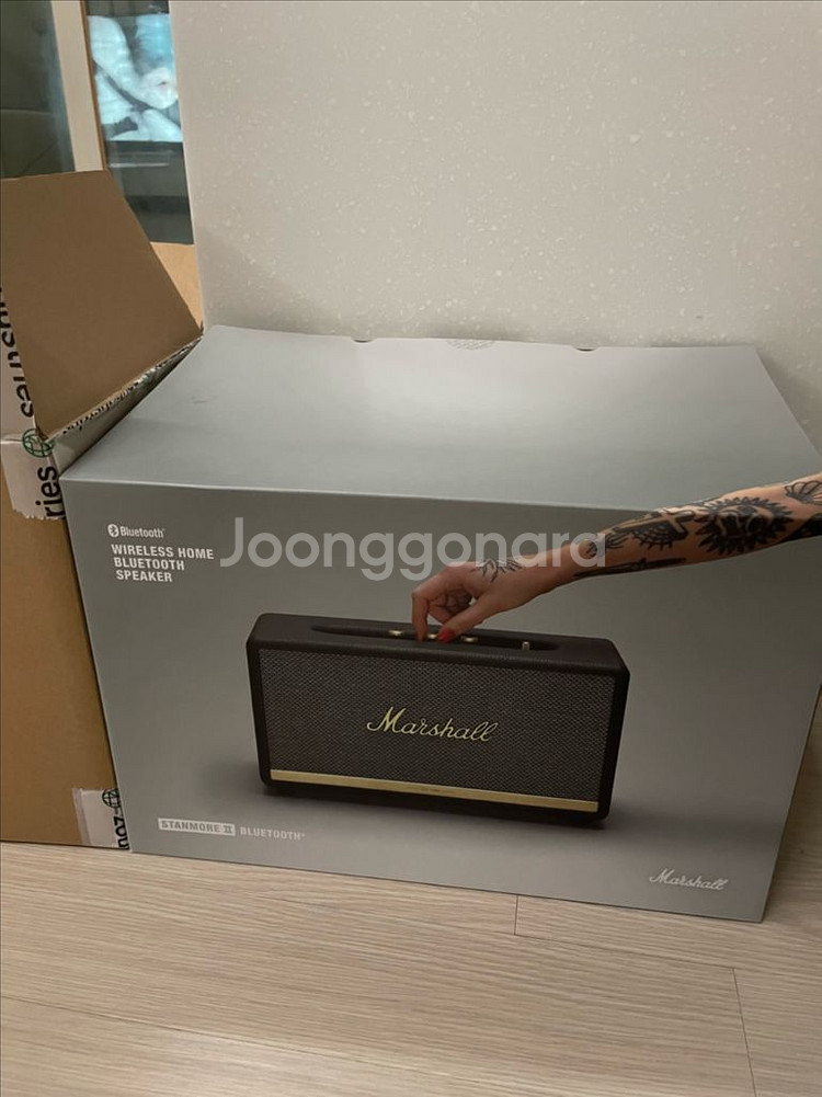 마샬 스탠모어2 블루투스 스피커 풀구성 <신품급>--0