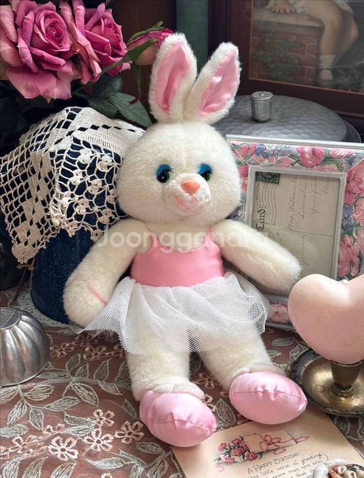 빈티지인형) 발레리나토끼인형 고전인형 레트로인형 모리걸--0