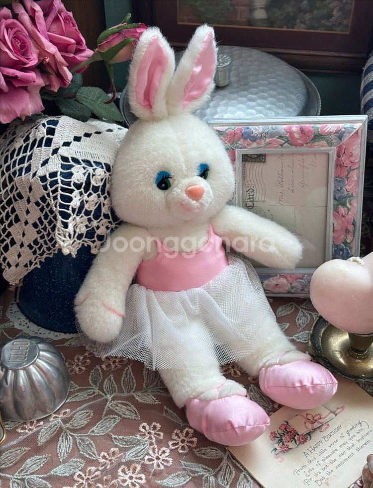 빈티지인형) 발레리나토끼인형 고전인형 레트로인형 모리걸--2