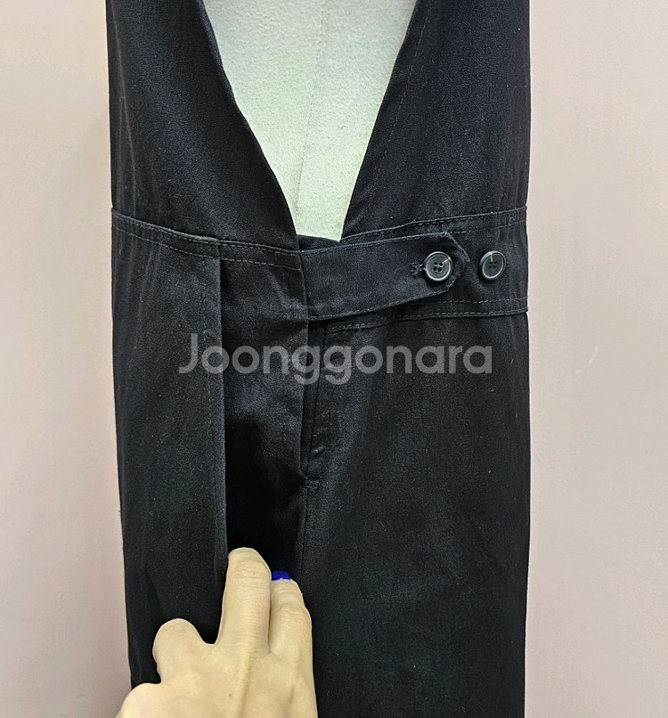 (새상품) PEAOFBLRD 버튼조절 멜빵바지 점프수트--4