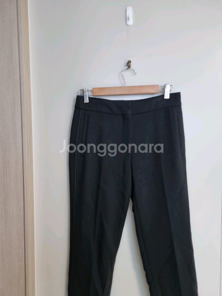 랑방 블랙 여성 모 바지--1