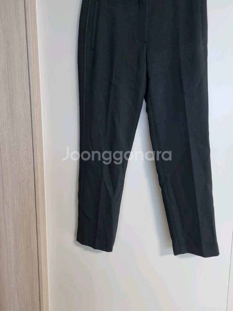 랑방 블랙 여성 모 바지--2