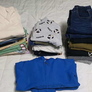 쌍둥이 130사이즈 가을옷일괄