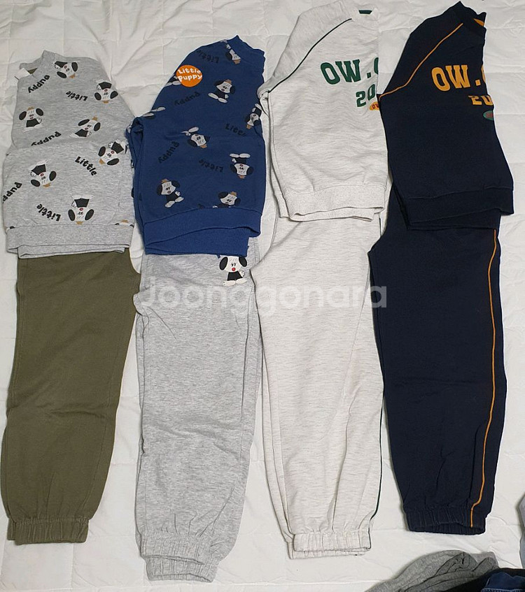 쌍둥이 130사이즈 가을옷일괄--3