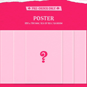 여자아이들퀸카앨범개별포스터5종세트지관통포함일괄급처판매