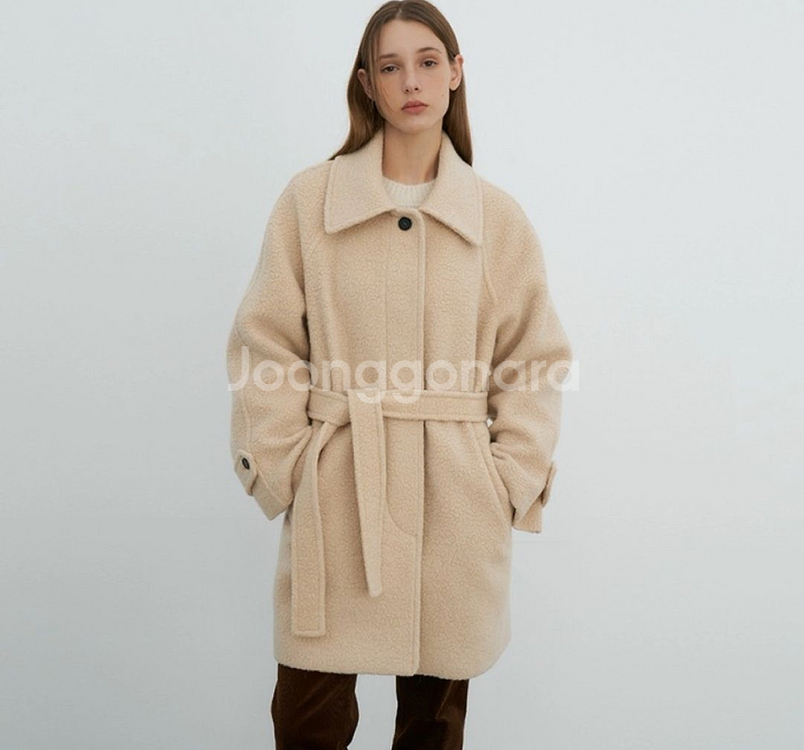 베르봄 verbom 알파카 하프코트--0