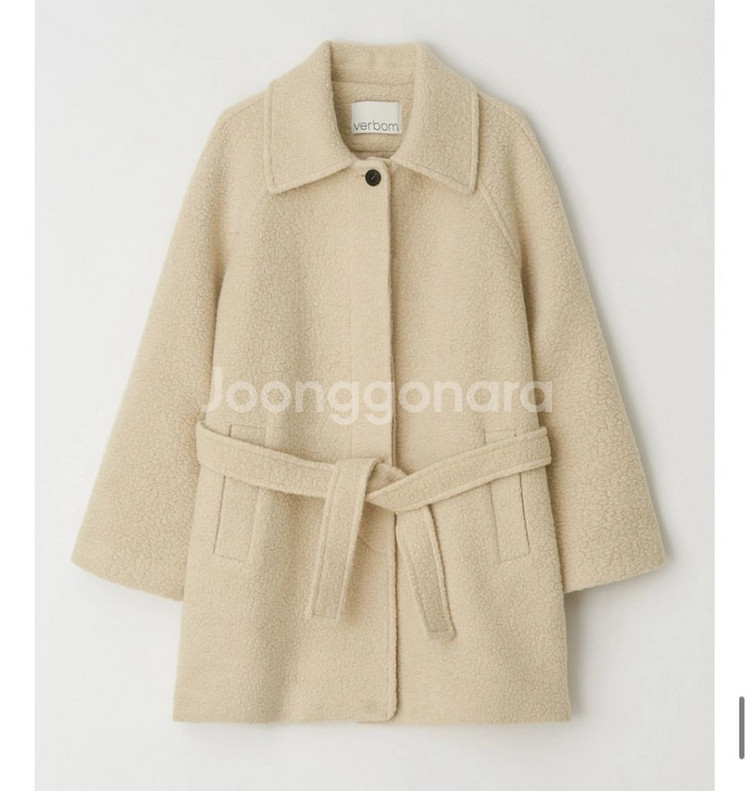 베르봄 verbom 알파카 하프코트--1