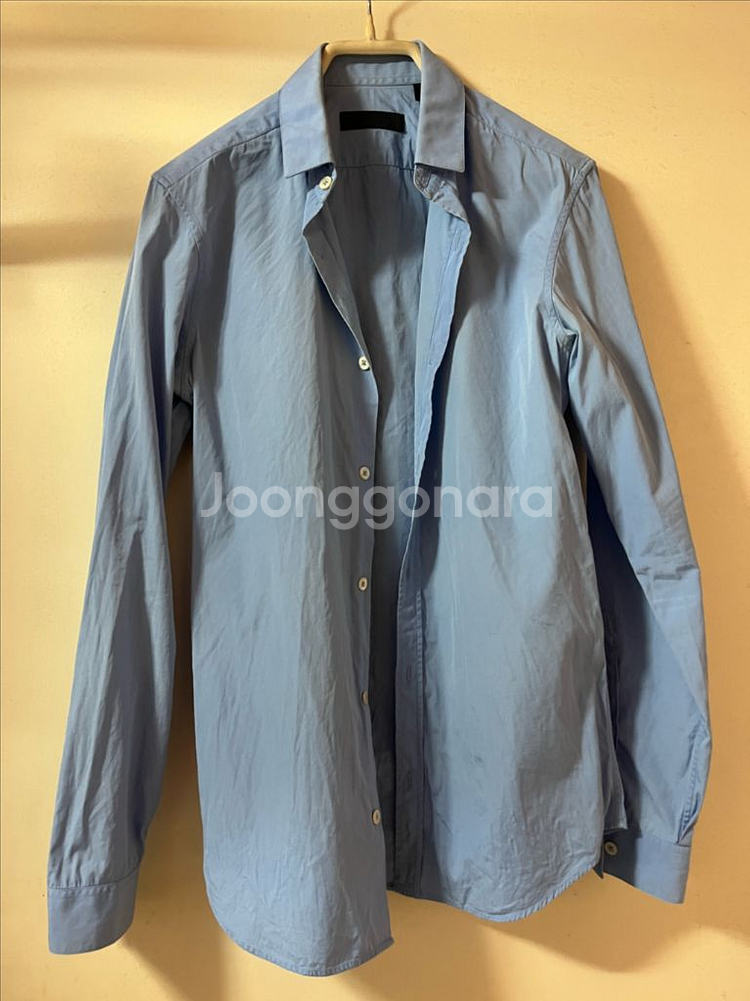 버버리프로섬 블루 드레스 셔츠 15/38(95)--0