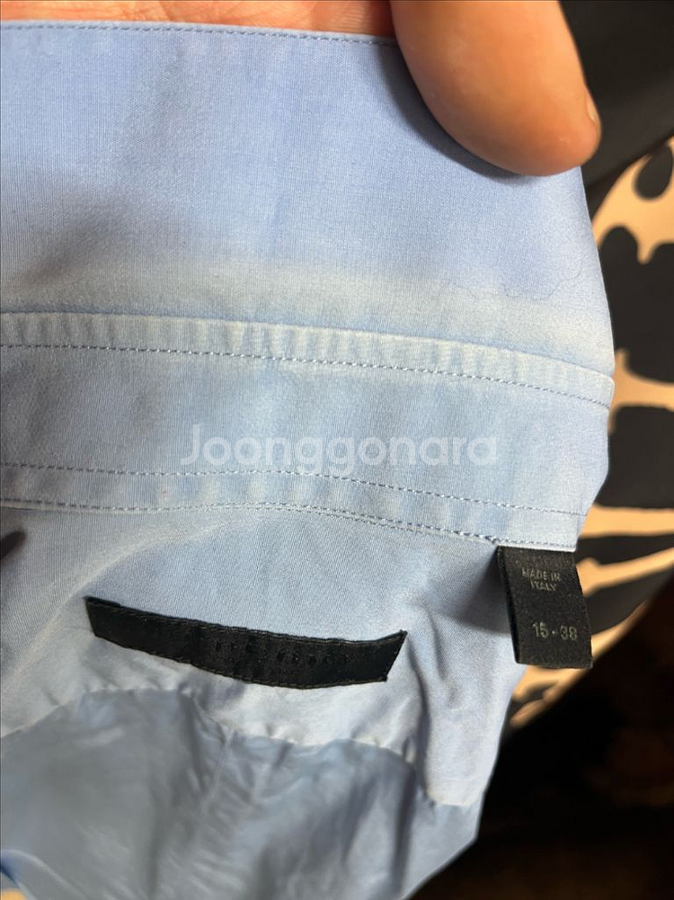 버버리프로섬 블루 드레스 셔츠 15/38(95)--6