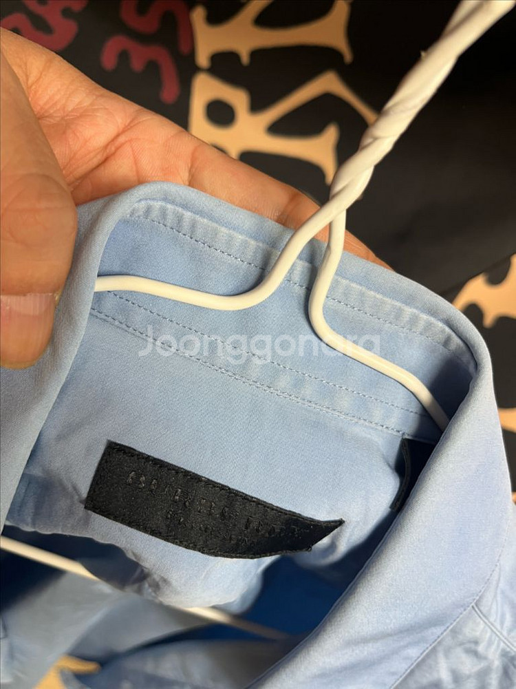 버버리프로섬 블루 드레스 셔츠 15/38(95)--5