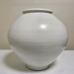 무광 대형달항아리 2번(40cm)/ 새상품/돌사진 돌상