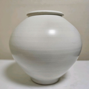 무광 대형달항아리 2번(40cm)/ 새상품/돌사진 돌상